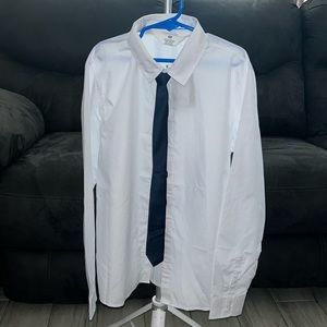 Boys H&M Dress Button down with Tie Combo. New with Tags , US Sz 14 , UK 11-12Y